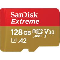 128GB MICRO SD EXTREME SANDISK SDSQXA1-128G-GN6MA ADP 160MB/S Rescue Pro Deluxe