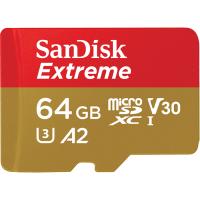 64GB MICRO SD EXTREME SANDISK SDSQXA2-064G-GN6MA ADP 160MB/S Rescue Pro Deluxe
