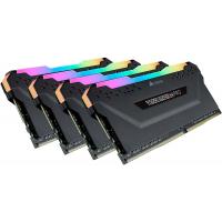 CORSAIR CMW64GX4M4D3600C18 64GB (4x16GB) DDR4 3600 MHz C18 VENGEANCE RGB PRO DIMM BELLEK BLACK