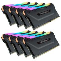CORSAIR CMW128GX4M8C3200C16 128GB (8X16GB) DDR4 3200MHz CL18 VENGEANCE RGB PRO BLACK SOGUTUCULU DIMM BELLEK