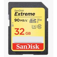 32GB SD KART 90Mb/s EXT C10 SANDISK SDSDXVE-032G-GNCI