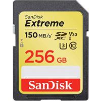 256GB SD KART 150Mb/s EXTREME C10 SANDISK SDSDXV5-256G-GNCIN