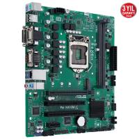 ASUS PRO H410M-C/CSM Intel H410 LGA1200 DDR4 2933 HDMI DVI VGA M2 USB3.2 COM 2xPCI mATX Ücretsiz Uzaktan Yönetim Yazılımı 64GB Ram D