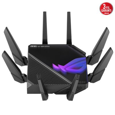 ASUS ROG RAPTURE GT-AXE16000 QUAD BAND-GAMING-Ai MESH-AiPROTECTIONPRO/ALEXA-TORRENT-BULUT DLNA-4G-VPN-ROUTER ACCESS POINT