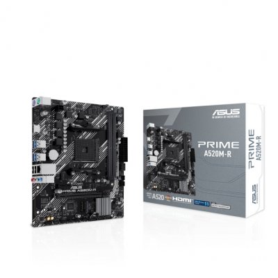 ASUS MB PRIME A520M-R AMD A520 AM4 DDR4 5100 HDMI M2 USB3.2 mATX